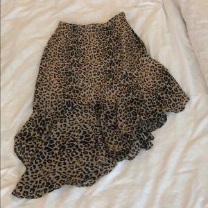 VICI Cats Out of the Bag Assym Ruffle Skirt